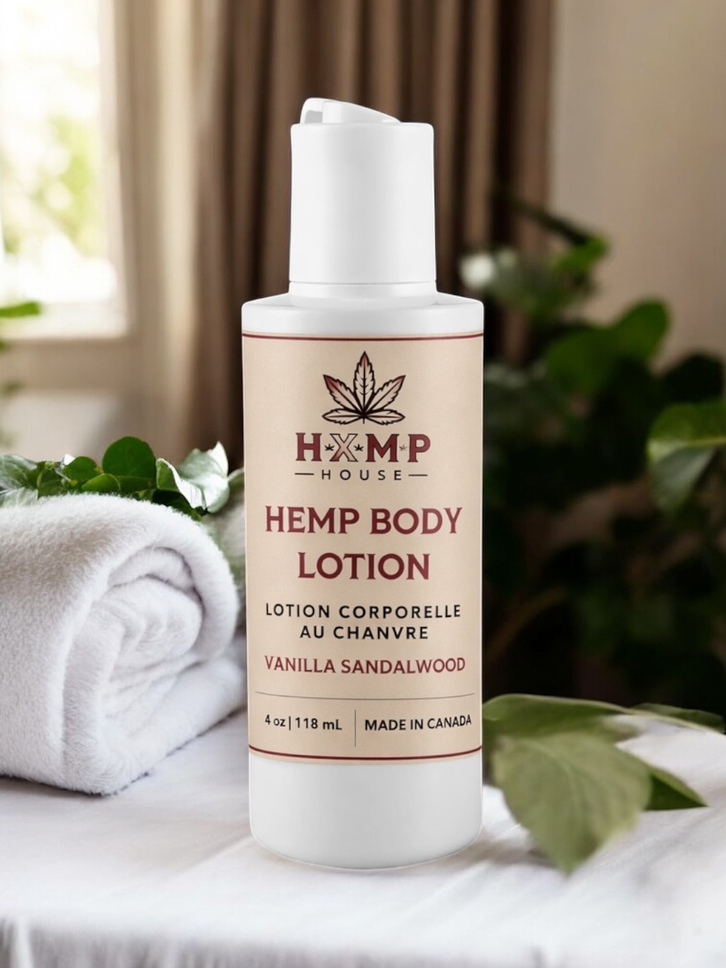 Hemp Body Lotion – Vanilla Sandalwood